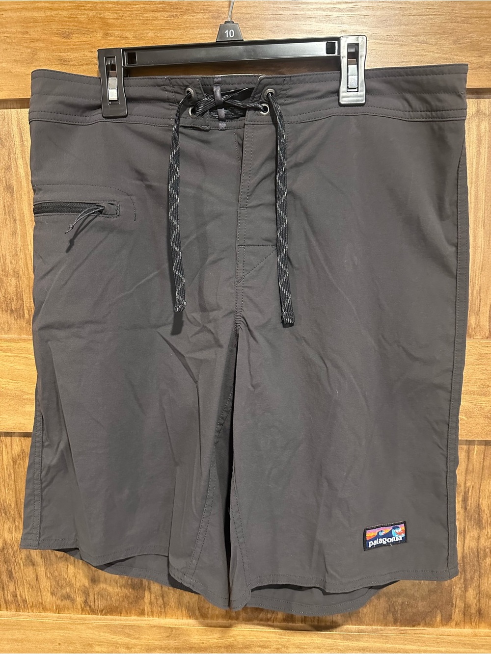 Patagonia Slate Grey Boardshorts with Drawstring